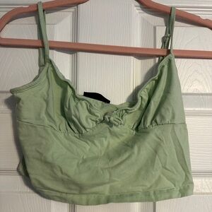 Green crop SHEIN top!